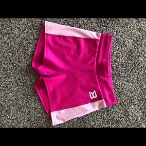 BETTER BODIES PINK WORKOUT SHORT